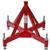 QPS 400  Pipe Jack Quattro Heavy Duty Stand (Base Only with Level Pads)